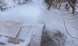 Bolu'da kar kalınlığı yarım metreye ulaştı (2)