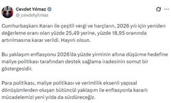 Cevdet Yılmaz: Enflasyonla kararlı mücadelemizi yeni yılda da sürdüreceğiz
