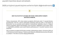 Cevdet Yılmaz: Üçüncü çeyrek verileri, ekonomimizin dirençli yapısını ortaya koymaktadır