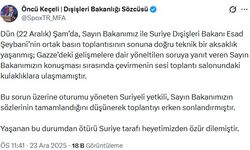 Dışişleri Sözcüsü Keçeli: Şam'daki toplantı teknik aksaklık nedeniyle erken sonlandırıldı