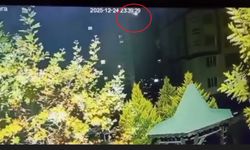 Diyarbakır'da gökyüzündeki parlak ışık kamerada