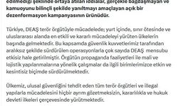 DMM'den 'DEAŞ'la mücadele' açıklaması