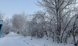 Eksi 19,1'i gören Ağrı'da su deposu buz tuttu