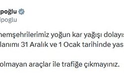 Elazığ'da 311 köy yolu, kardan ulaşıma kapandı (3)
