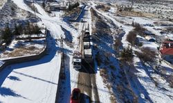 Elazığ'da kapanan köy yolları yeniden ulaşıma açıldı