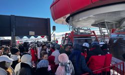 Erciyes'te hafta sonu yoğunluğu