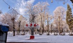 Gaziantep'ten kar manzaraları