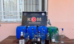 Hatay'da bin 20 litre sahte içki ele geçirildi