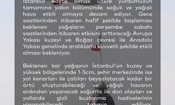 İstanbul - AKOM'dan İstanbul için kar yağışı uyarısı