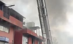 İstanbul- Başakşehir'de plastik imalathanesinde yangın -1