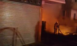 İstanbul - Ümraniye'de iş yerinde yangın -1