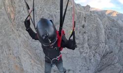 Karanlık Kanyon’da base jump atlayışı nefesleri kesti
