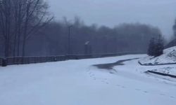 Kartepe'de kar ve sis