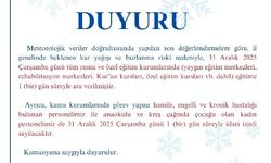 Kırşehir'de okullar tatil edildi