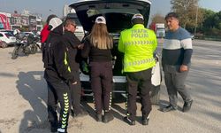 Kış lastiği denetiminde 10 ticari araca 'yasak yol saati' cezası 