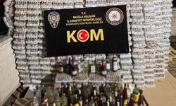 Muğla'da bandrolsüz ve kaçak içki operasyonu