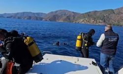 Muğla'da denizde hayalet ağ temizliği