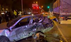 Önündeki otomobile arkadan çarpıp kaçtı; 2 uzman çavuş yaralı