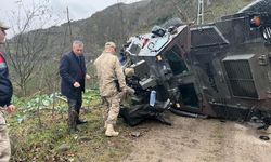 Ordu'da zırhlı askeri araç ile hafif ticari araç çarpıştı