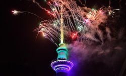 Pasifik'teki ada ülkesi Yeni Zelanda yeni yıla girdi