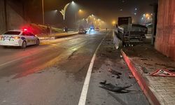 Polisin 'dur' ihtarına uymadı, kaçarken kaza yaptı: 2 yaralı