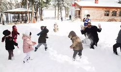 Samsun'da 4 ilçede eğitime kar engeli