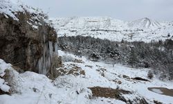 Sivas'ın 'Hobbit Evleri'nde kış manzarası / Ek fotoğraflar