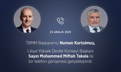 TBMM Başkanı Kurtulmuş, Libya Yüksek Devlet Konseyi Başkanı Takala ile görüştü