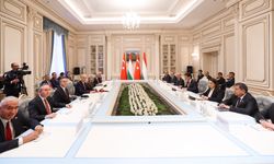 TBMM Başkanı Kurtulmuş, Tacikistan Ali Meclisi Milli Meclis Başkanı Emomali ile bir araya geldi