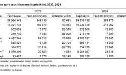 Türkiye'deki taşıtlar dünyayı 9,5 milyon kez dolaşacak kilometre yaptı
