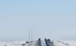 Uluslararası İpekyolu'nda uzun araç kuyrukları oluştu