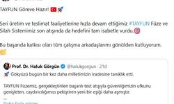 Yerli füze Tayfun, son atışında da hedefi tam isabetle vurdu