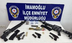 Adana'da bir çiftlik evinde ruhsatsız silahlar ile uyuşturucu ele geçirildi