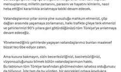 AK Parti'li Acar: Şehirlerimizi 90'lı yıllara döndürdüğünüzü anlatmaya devam edeceğiz