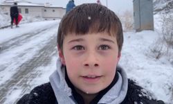 Artvin'de çocuklar karın keyfini çıkardılar