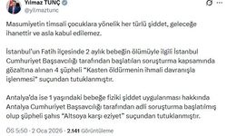 Bakan Tunç: 2 aylık bebeğin ölümüyle ilgili 4 şüpheli tutuklandı