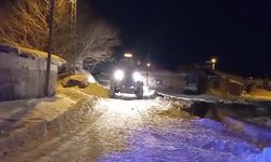 Damdan düşen Boran, iş makinesi ile yol açılıp hastaneye ulaştırıldı