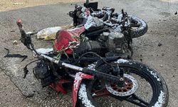 Devrilen motosikletin sürücüsü ağır yaralandı