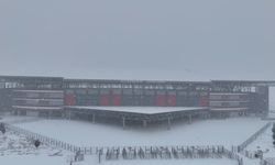 Diyarbakır Stadyumu'nda çimler, don ve buzlanmaya karşı yapay güneş ışığıyla korunuyor