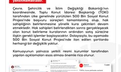 DMM: Sosyal Konut Projesi'nin taksit ödemeleriyle ilgili paylaşımlar gerçeği yansıtmamaktadır