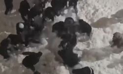 Hakkari'de çatıdan düşen kar kütlesinin altında kalan 2 öğrenci yaralandı