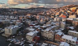 İstanbul - Beykoz beyaza büründü; manzara havadan görüntülendi