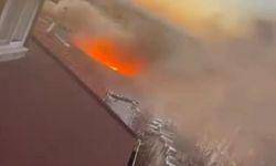 İstanbul- Küçükçekmece'de 3 katlı binada yangın -1