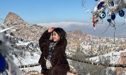 Kapadokya beyaza büründü