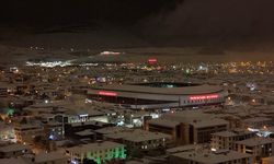 Kar altındaki Erzincan, dronla görüntülendi