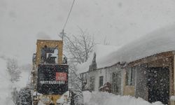 Kastamonu'da 328 köy yolu kardan kapalı