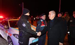 Konya'da sokakta yeni yıl kutlaması