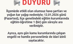 Kütahya'da eğitime kar engeli