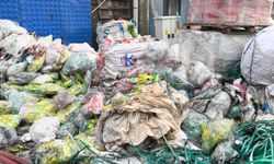 Mersin'de geri dönüşüm tesisinde yangın (2)