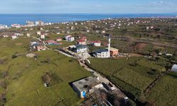 Minarenin kontrollü yıkımı kamerada